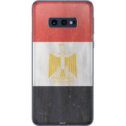 Egyptian Flag Distressed Galaxy S10e Skin